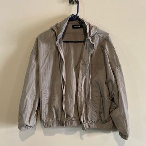 Crop Hooded Windbreaker